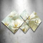 Wallity Cuadro Decorativo de MDF Multicolor (4 Piezas)